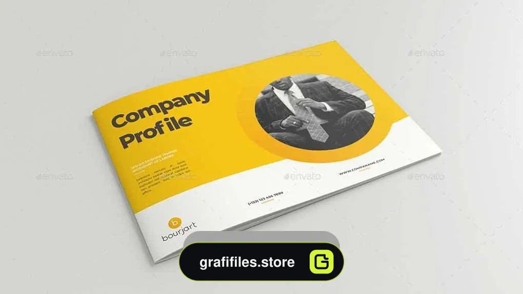 دانلود قالب ایندیزاین بروشور شرکت معماری منظر Company Profile Landscape
