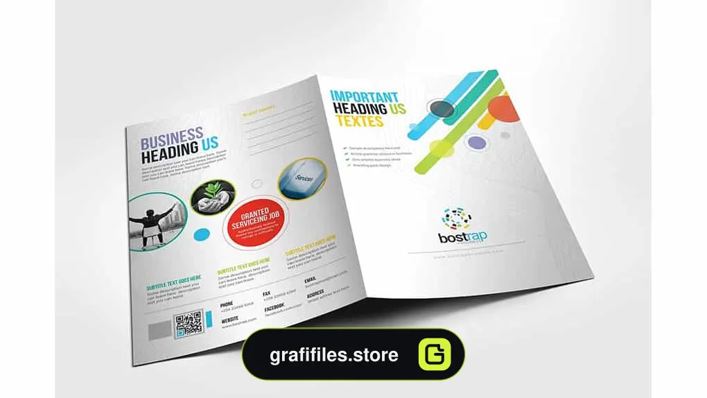 دانلود فایل لایه باز فولدر پرزنتیشن شرکتی Corporate Presentation Folder