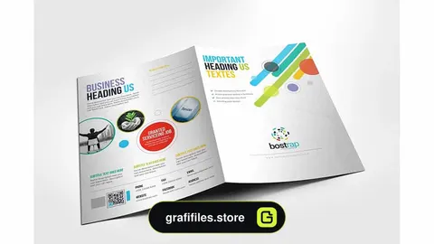 دانلود فایل لایه باز فولدر پرزنتیشن شرکتی Corporate Presentation Folder
