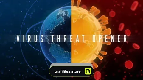 پروژه آماده افترافکت وله کرونا ویروس Coronavirus Threat Opener