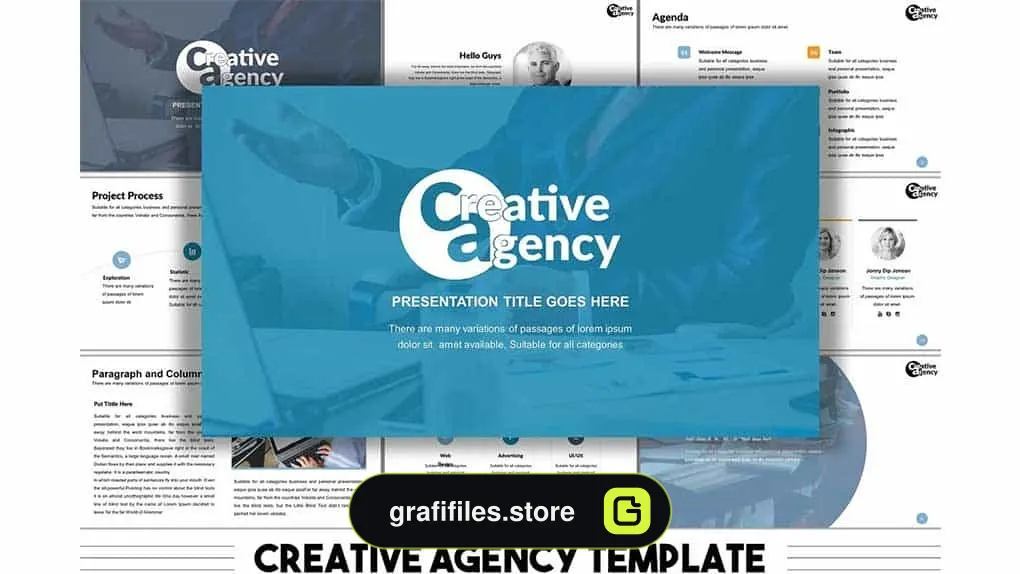 دانلود قالب پاورپوینت Creative Agency Template