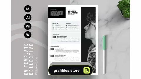دانلود قالب آماده ورد رزومه CV Template