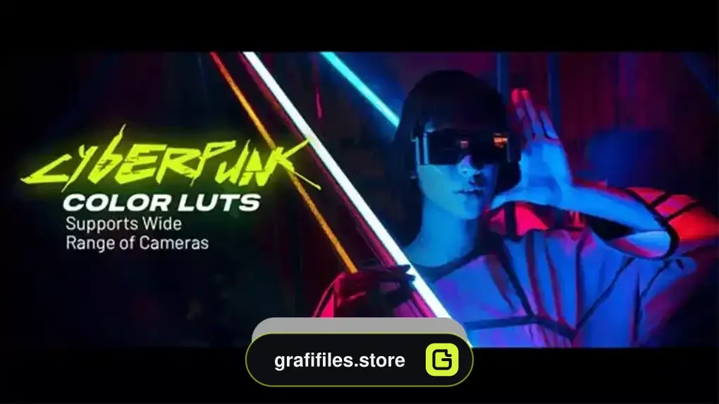 دانلود پریست اصلاح رنگ سایبرپانک Cyberpunk LUTs