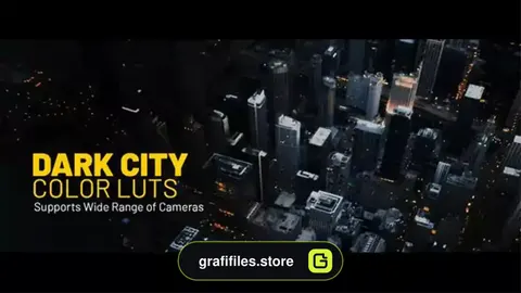 دانلود پریست اصلاح رنگ شهر تاریک Dark City LUTs