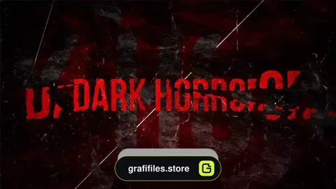 پروژه افترافکت افتتاحیه تریلر ترسناک Dark Horror Trailer Opener
