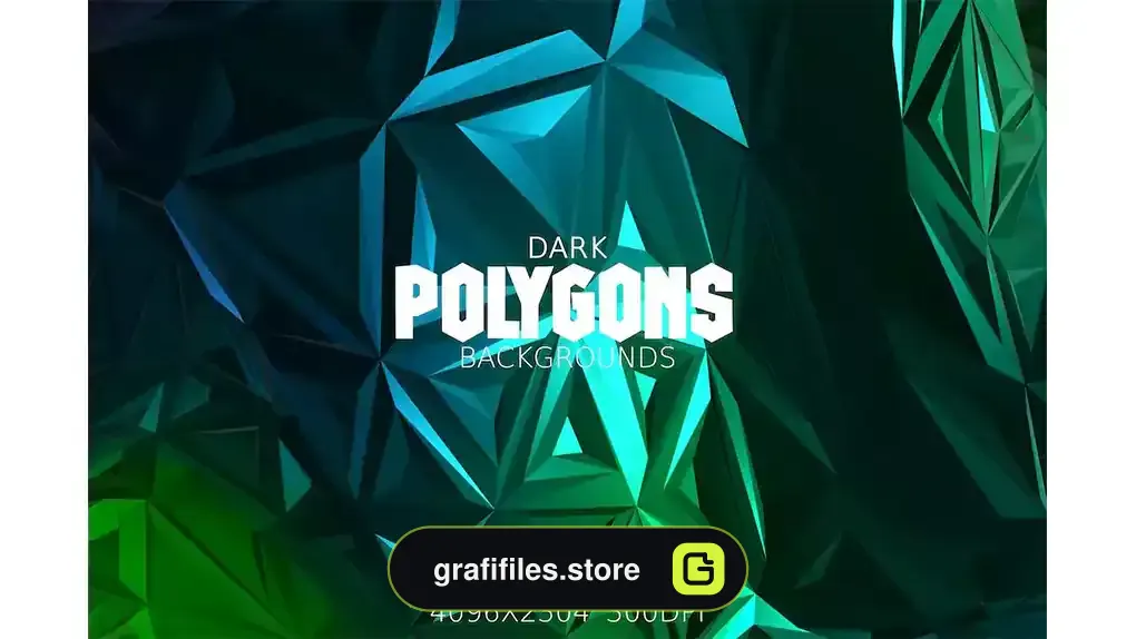 دانلود بک گراند چند ضلعی دارک Dark Polygons Backgrounds