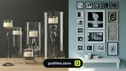 دانلود آبجکت وسایل تزئینی