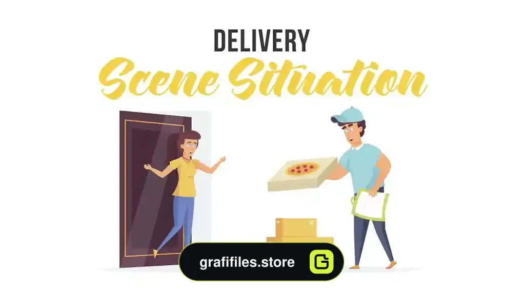 پروژه افترافکت موشن گرافیک دلیوری Delivery – Scene Situation
