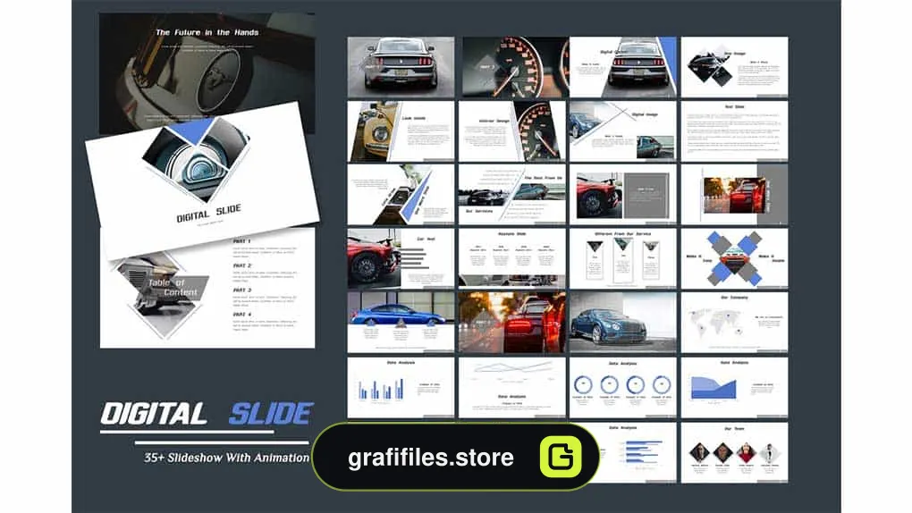 دانلود قالب پاورپوینت DIGITAL SLIDE