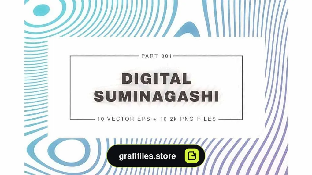 دانلود تکسچر کاغذ Digital Suminagashi 001