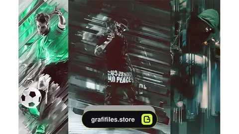 دانلود اکشن فتوشاپ خطوط جدا کننده Divide Photoshop Action