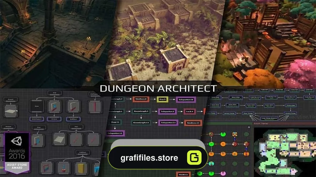 دانلود پروژه Dungeon Architect برای یونیتی