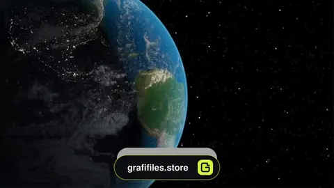 دانلود فوتیج کره زمین Earth Animation