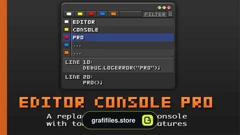 دانلود پروژه Editor Console Pro برای یونیتی