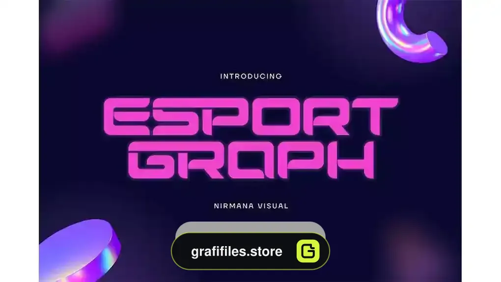 دانلود فونت انگلیسی لوگو Esport Graph – Logo Font