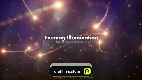 دانلود بک گراند موشن گرافیک Evening Illumination