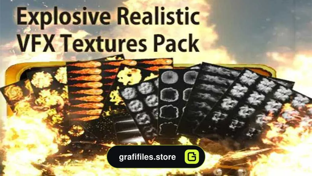 دانلود پروژه Explosive Realistic VFX Texture Pack برای یونیتی