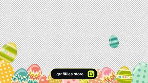دانلود فوتیج تخم مرغ رنگی Falling Eggs