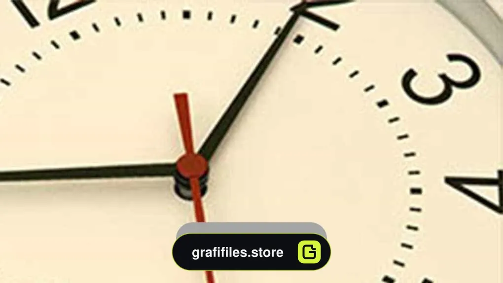 دانلود فوتیج حرکت تند عقربه ساعت Fast Clock Time