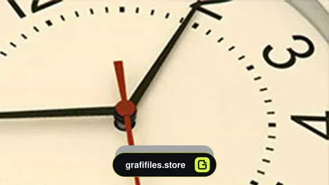دانلود فوتیج حرکت تند عقربه ساعت Fast Clock Time