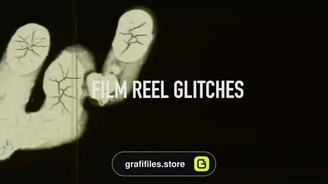 فوتیج افکت سوختن فیلم Film burns and scratches