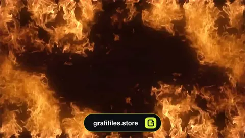 فوتیج بک گراند شعله آتش Flame Frame Background