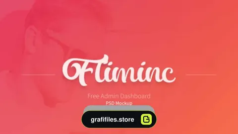 دانلود فایل لایه باز رابط کاربری داشبورد مدیریت Fliminc UI Kit Admin Dashboard