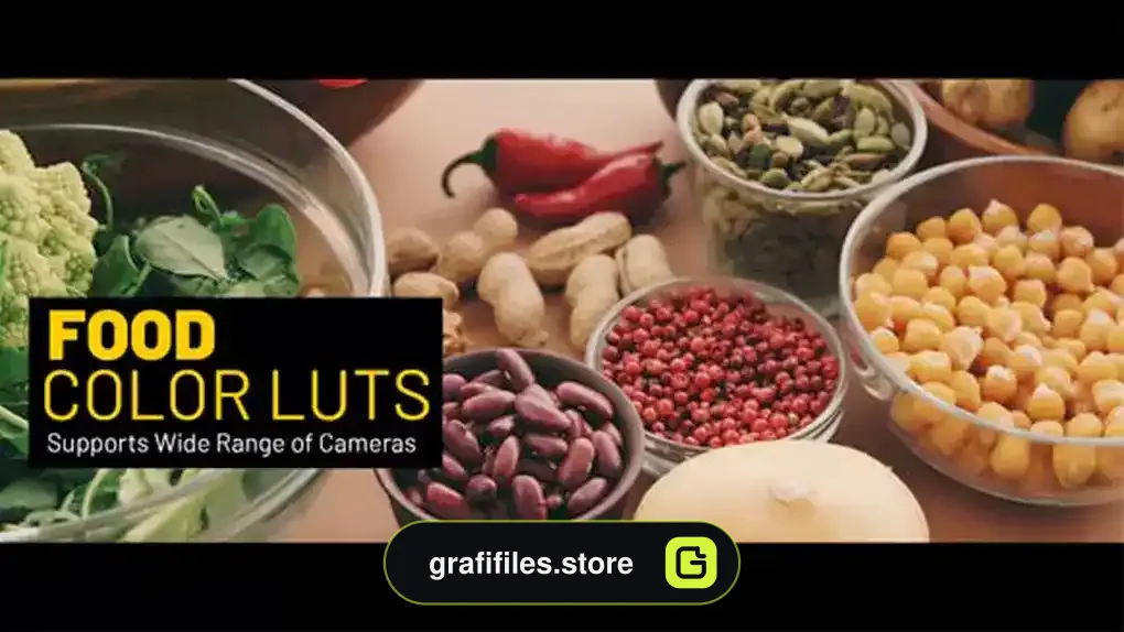 دانلود پریست اصلاح رنگ غذا Food LUTs