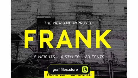 دانلود فونت انگلیسی Frank