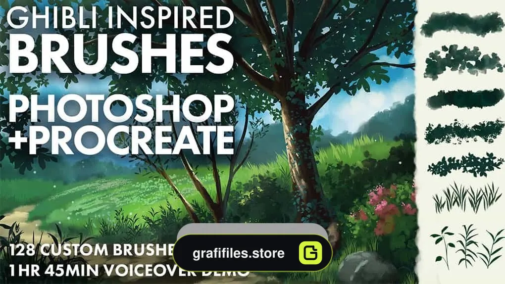 دانلود براش Ghibli برای فتوشاپ و Procreate