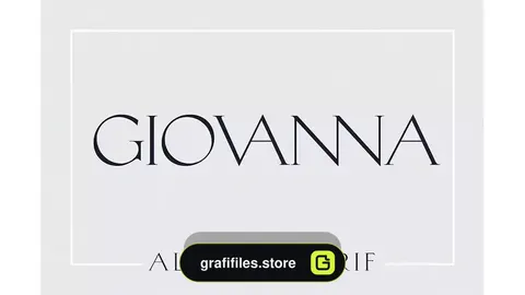 دانلود فونت انگلیسی کلاسیک Giovanna – Luxury Serif