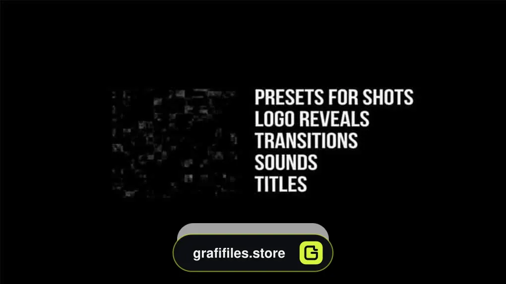 پروژه پریمیر ابزار ساخت افکت گلیچ Glitch Pack