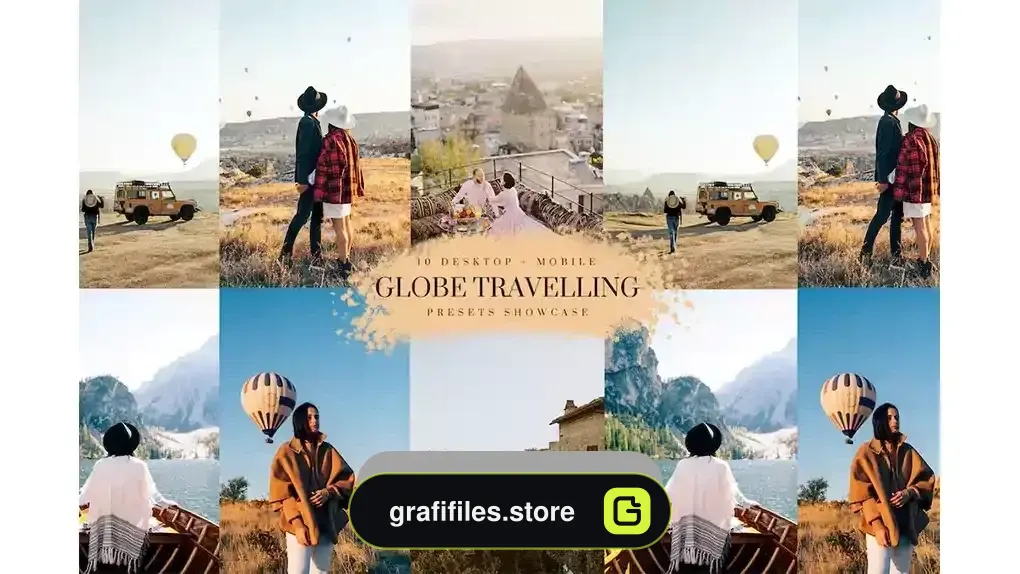 دانلود پریست لایت روم و فتوشاپ جهانگردی Globe Travelling Presets