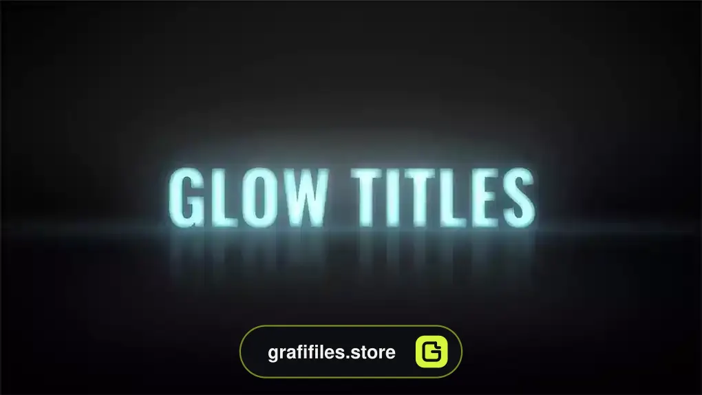 پروژه پریمیر تایتل درخشان Glow Titles