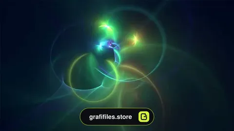 دانلود بک گراند موشن گرافیک Glowing Fractal