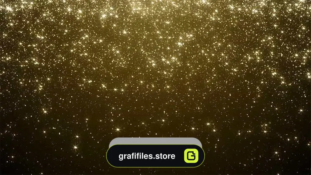 دانلود بک گراند موشن گرافیک پارتیکل طلایی Gold Particles Background