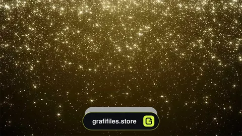 دانلود بک گراند موشن گرافیک پارتیکل طلایی Gold Particles Background