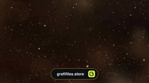 دانلود پس زمینه موشن گرافیک پارتیکل طلایی Golden Particles