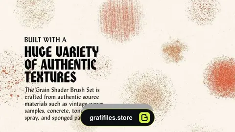 دانلود شیدر و براش نقطه ایی Grain Brush