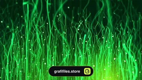 دانلود بک گراند موشن گرافیک Green Hybrid Wave