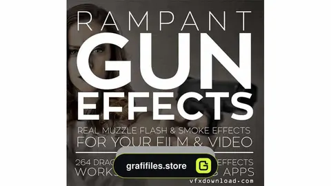 دانلود فوتیج نور شلیک گلوله Gun Effects