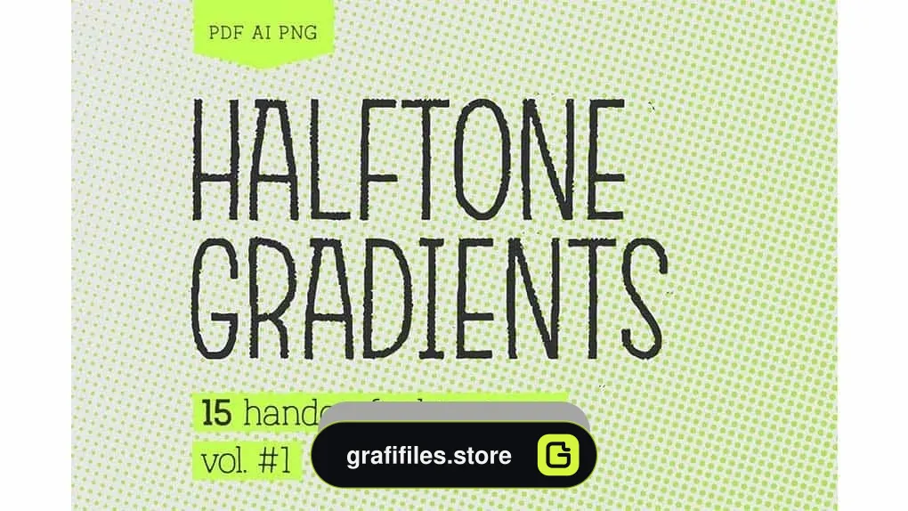 دانلود تکسچر نقطه ایی Halftone Gradients Vol.1