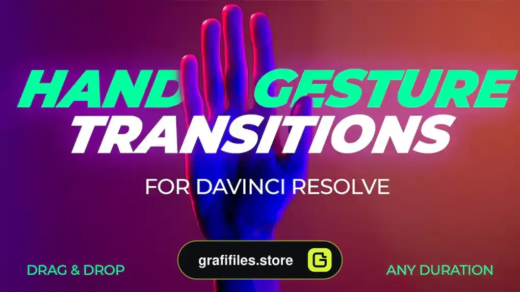 ترانزیشن داوینچی ریزالو ژست دست Hand Gesture Transitions