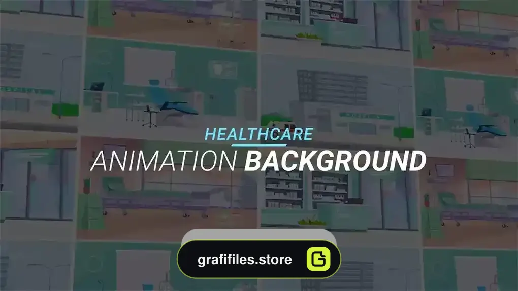 پروژه افترافکت بک گراند موشن گرافیک بهداشت و درمان Healthcare – Animation Background