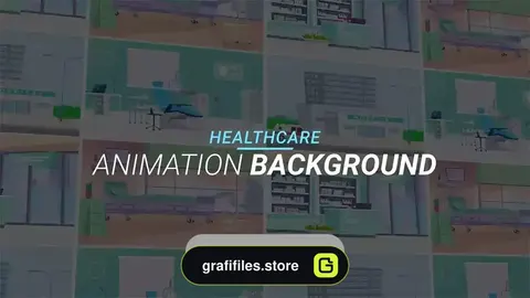 پروژه افترافکت بک گراند موشن گرافیک بهداشت و درمان Healthcare – Animation Background