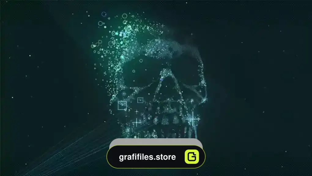 پروژه پریمیر لوگو موشن هولوگرام Hologram Scan Logo