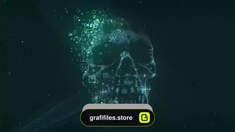 پروژه پریمیر لوگو موشن هولوگرام Hologram Scan Logo