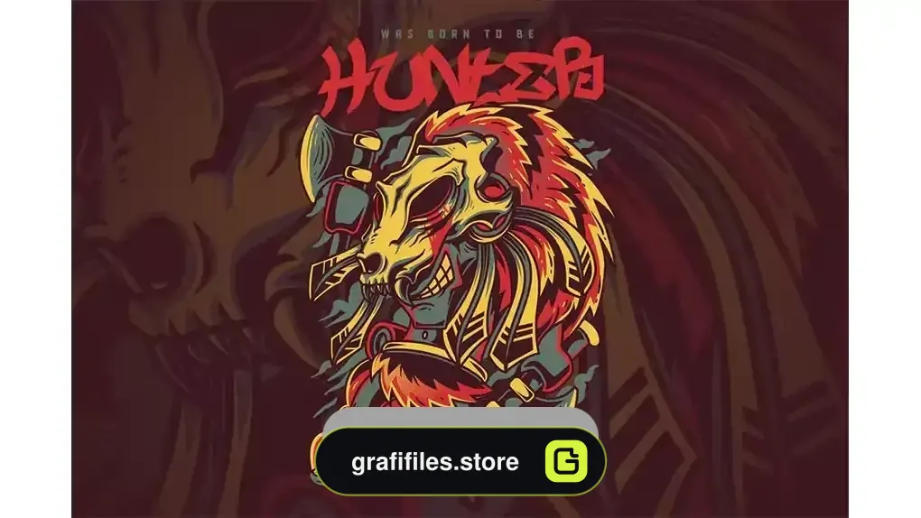 دانلود وکتور تیشرت Hunter