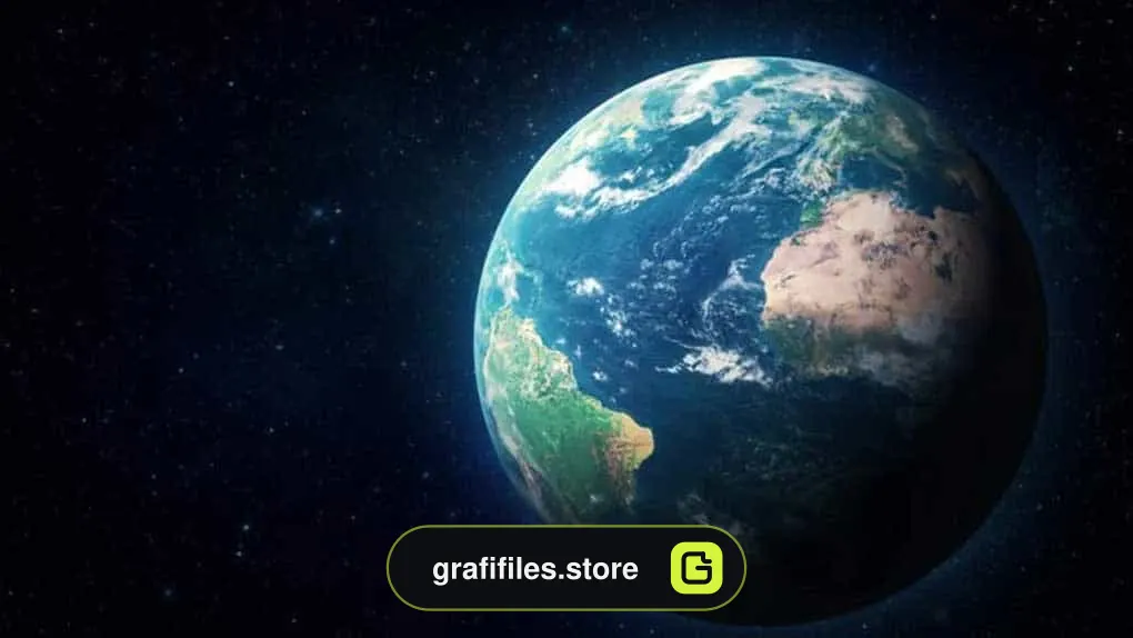 دانلود فوتیج چرخش کره زمین Hyper Realistic Earth 04