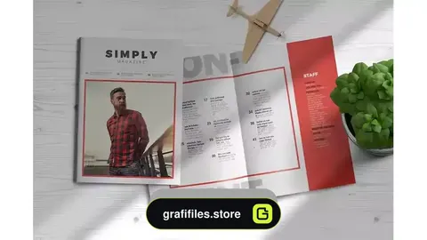 دانلود قالب ایندیزاین مجله InDesign Magazine Template 23